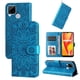 thumbnail image 4 of Funda tipo cartera FOXDOCK para Realme C25 , diseño girasol en relieve, cuero PU, cierre magnético, soporte y tarjetero, 4 of 5