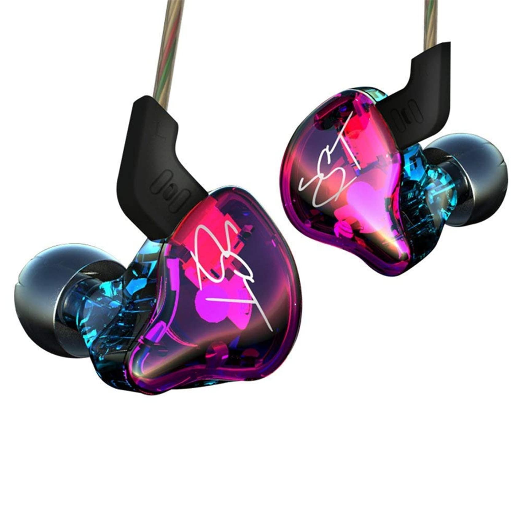 Auriculares Yinyoo Easy Kz Zst Colorful Hybrid 1ba+1dd Hifi