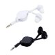 thumbnail image 1 of Audífonos intrauditivos ThtRht con cable retráctil 3.5 mm (paquete de 2), 1 of 6