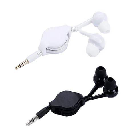 Audífonos Intrauditivos Thtrht Con Cable Retráctil 3.5 Mm