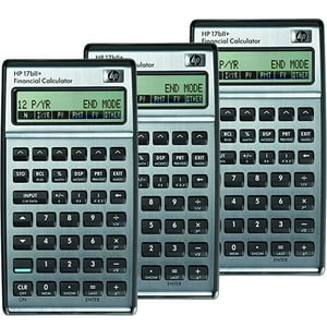 Calculadora Financiera Hp 17Bii+ Con Pantalla Lcd De 22 Dígitos X3