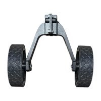 Magideal - Accesorio De Rueda De Cortadora De Hilo Para Tubo De Eje De 2,2 Cm, Piezas De Repuesto De Rueda De Soporte Para Cortadora De Hierba De Empuje Detrás,