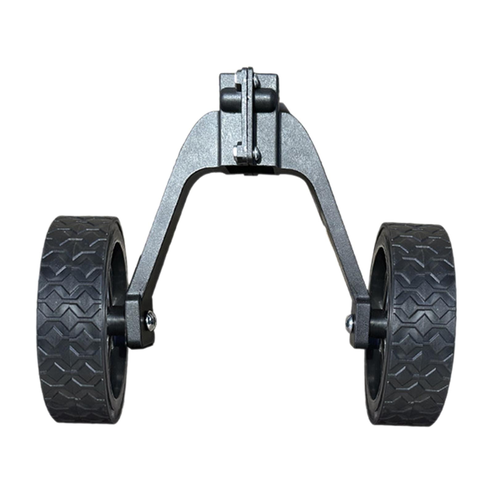 Magideal - Accesorio De Rueda De Cortadora De Hilo Para Tubo De Eje De 2,2 Cm, Piezas De Repuesto De Rueda De Soporte Para Cortadora De Hierba De Empuje Detrás,