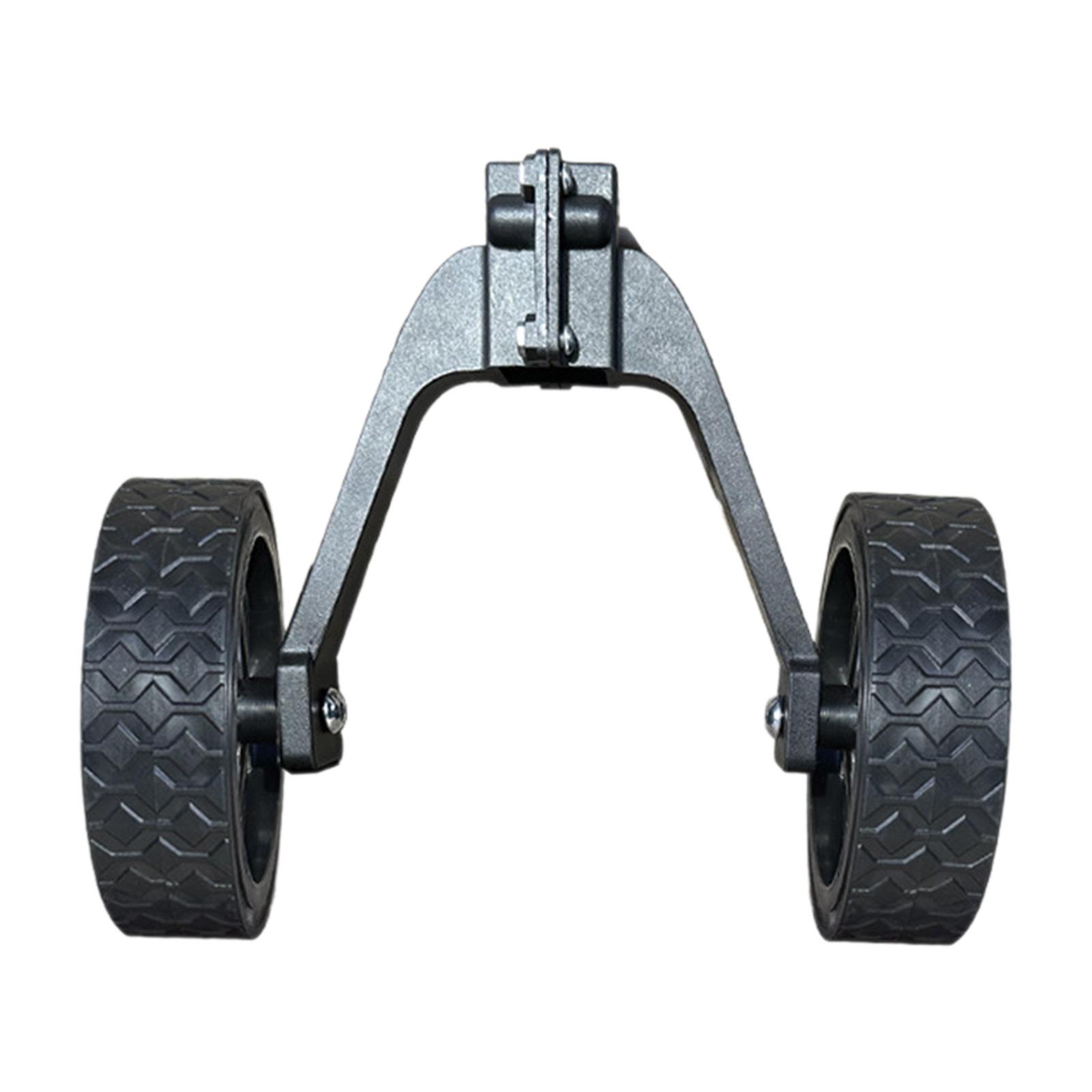 Magideal - Accesorio De Rueda De Cortadora De Hilo Para Tubo De Eje De 2,2 Cm, Piezas De Repuesto De Rueda De Soporte Para Cortadora De Hierba De Empuje Detrás,