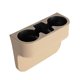 thumbnail image 2 of Expansor de Portavasos para Auto IOKSCTER con Cubierta de Cuero PU Beige, 2 of 9