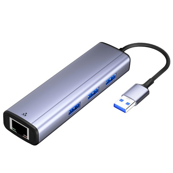 Hub USB IVSHOWCO 4 en 1 USB 3.0 con Ethernet Gigabit