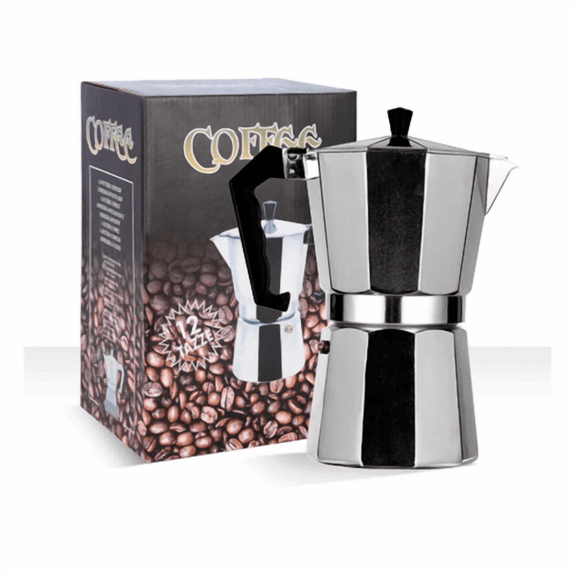 Estilodomus - Cafetera Italiana 12 Tazas 600ml Aluminio