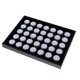thumbnail image 3 of Tarjeta De Gema De Espuma Negra Blanca Insertar Caja De Joyería De La Bandeja De La Bandeja De La Pantalla De Almacenamiento De Piedras Preciosas, 3 of 5