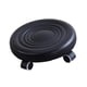 thumbnail image 5 of Taburete Con Ruedas De Baja Altura, Asiento Bajo Con Ruedas Para Casa, Oficina, Dormitorio, Color Negro, 5 of 5