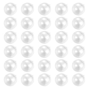 Bothyi - 30 Bolas Transparentes Para Regalo De Bricolaje, Adornos Rellenables Transparentes Para Cumpleaños En Casa, 3Cm