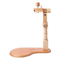 Magideal - Soporte Para Aro De Bordado, Madera De Haya, Regalo Para Manualidades, Altura Ajustable, Adorno En Forma De Cruz, Para Manualidades Y Costura.