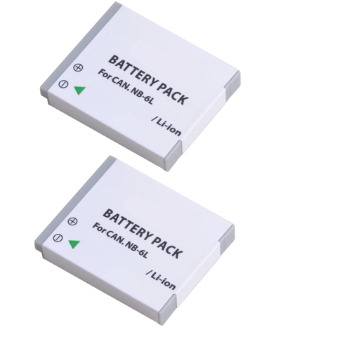 Genérico - 2 Baterías Nb-6L Canon Alternativa