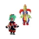 thumbnail image 5 of Porcelana Harlequin Jester Dolls Payaso Divertido Juguete Para Regalo 2pcs Rojo Verde, 5 of 5