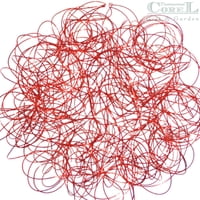 Corel - Esfera De Alambre Navideña Roja 15Cm