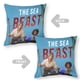thumbnail image 2 of La Bestia del Mar Fundas de almohada de terciopelo con tema, regalos de funda de almohada, decoración para el hogar, cojín de lanzar, regalo de cumpleaños para fans y parejas.50*50cm., 2 of 6