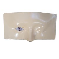 Magideal - Cara De Práctica De Maquillaje De Ojos, Cara De Maniquí De Maquillaje, Fácil De Usar, Con Soporte, La Ayuda Perfecta Para La Práctica De Maquillaje Pa Blanco