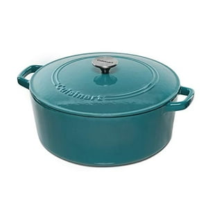 Cuisinart - Cazuela Chefs Classic De Hierro Fundido Esmaltado 7 Litros Color Verde Azulado