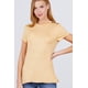 thumbnail image 1 of Saronite Camisa Básica de Rayón con Cuello Redondo y Manga Corta con Botones en los Hombros (para Mujer), 1 of 4