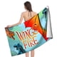 thumbnail image 4 of Alas de Fuego Toalla de playa de secado rápido con diseño temático, regalo para mujeres y niñas, ideal para cumpleaños, fans, amantes de la música, uso en la playa o al aire libre, 78 × 160 cm, 4 of 6