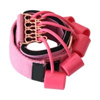 Magideal - Ejercitador De Dedos Camilla Banda De Resistencia Para Dedos Entrenamiento De Fuerza Físico Entrenador De Gimnasio Fortalecedor De Agarre Para Unisex, Banda Rosa 10 Lb