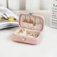 thumbnail image 2 of Portable Women's Travel Jewelry Box with Metal Buckle - Perfect for Earrings and Rings, 2 of 5