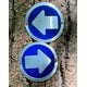 thumbnail image 2 of Trail Marker Wild Drifter Bright reflectante, paquete de 24 unidades, color azul, 2 of 9