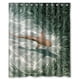 thumbnail image 1 of Cortina de ducha con diseño de jirafa y tiburón, "Nunca dejes de soñar", mundo submarino, juego de cortinas de baño con ganchos, tamaño 60 x 72 pulgadas, 1 of 3