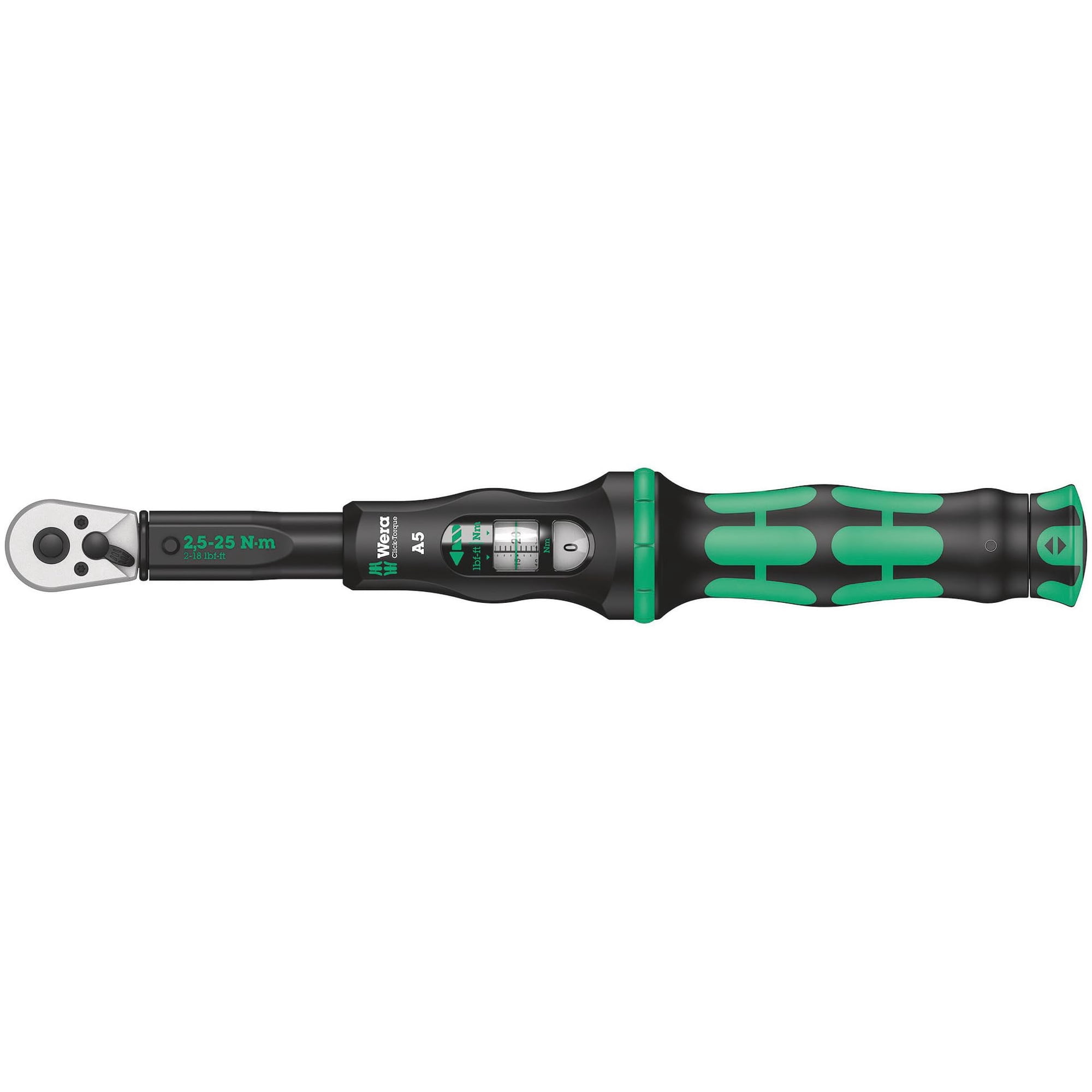 Llave Dinamométrica Wera Click-torque A5 Drive 2 5-25 Nm Negra
