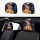 thumbnail image 1 of Bella de La Bella y la Bestia Funda Protectora Universal para Reposacabezas de Coche, Funda Elástica para Reposacabezas de Asiento de Auto, Funda de Tela Antipolvo, Accesorios de Interior 2 Piezas, 1 of 6