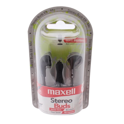 Maxell - Audifono Con Microfono Bl/Wh Ears Buds