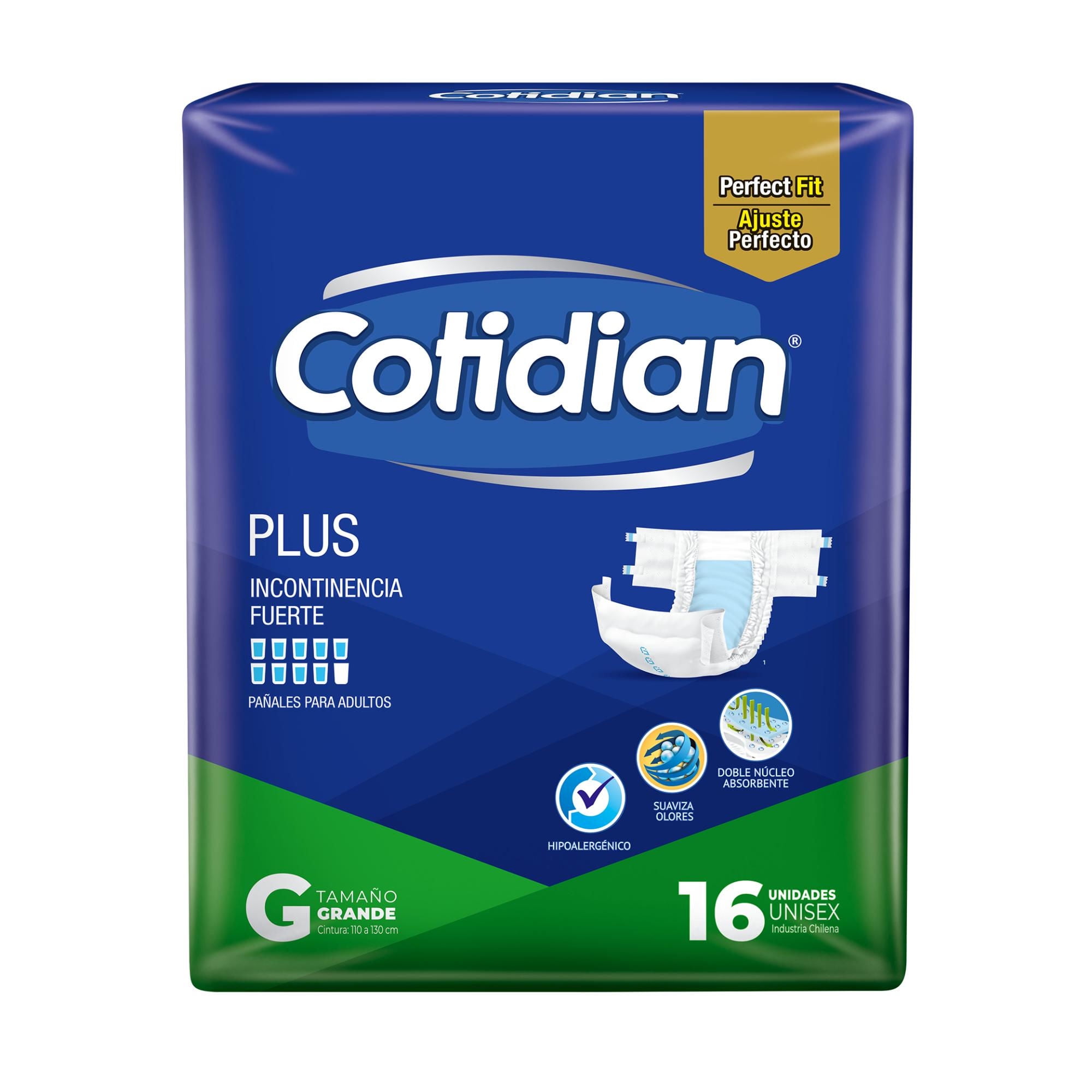 Pañal Cotidian Plus G X16