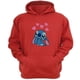 thumbnail image 1 of Polerón Canguro Extraterrestre Azul Rojo Talla Xs Unisex, 1 of 3