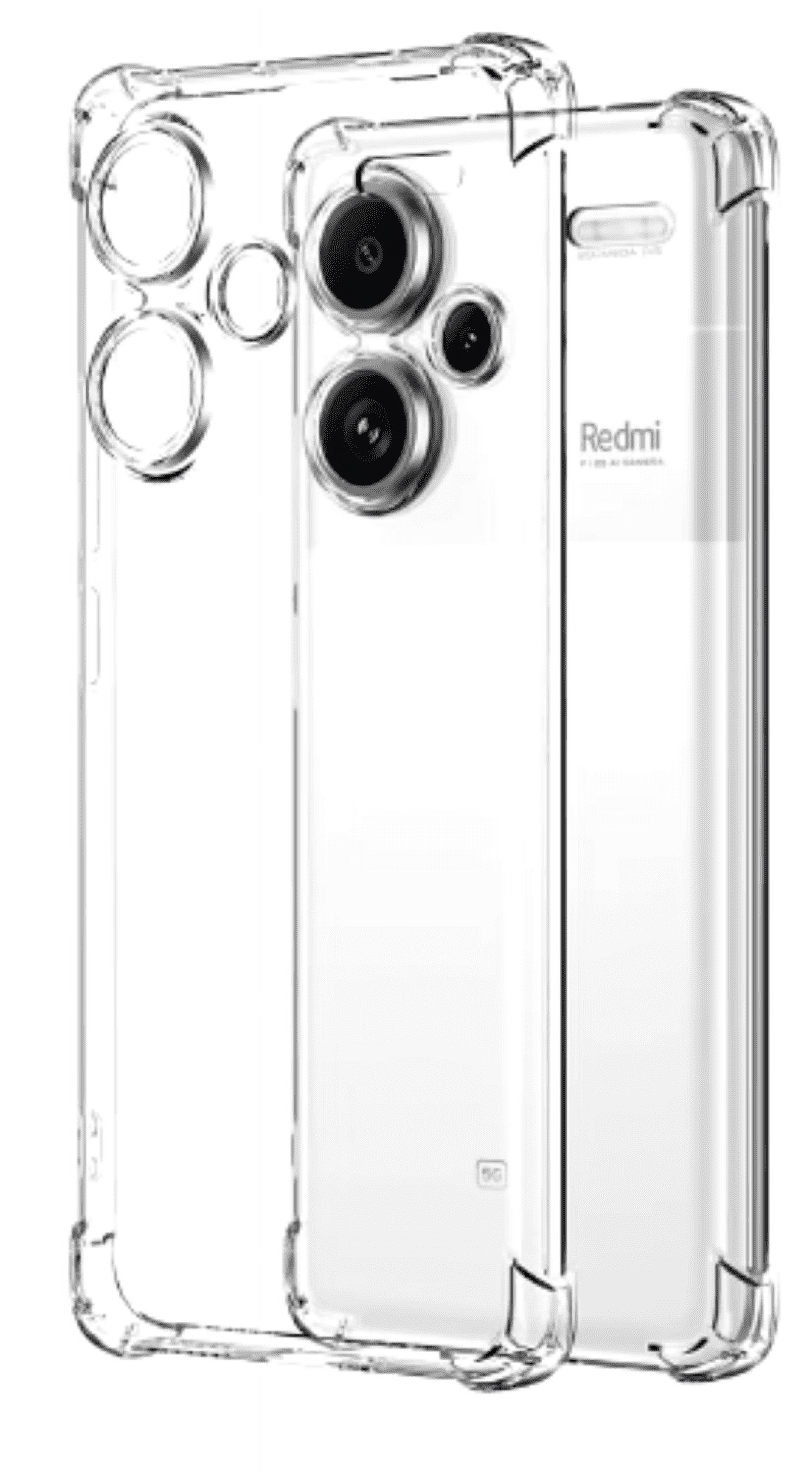 Mar Cases - Carcasa Para Xiaomi Redmi Note 13 Pro+ Plus 5G Transparente