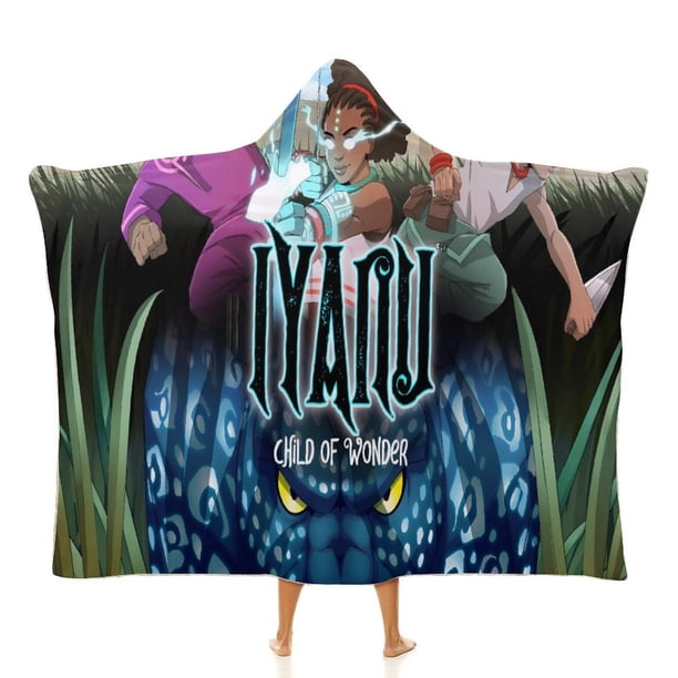 Iyanu Manta Capa Con Capucha Anti bolitas Manta De Lana Ártica Suave Manta Portátil De Felpa Ligera Y Lujosa Poncho Para Siesta En Casa Y Oficina 100*130cm