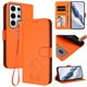 thumbnail image 2 of Funda Billetera con Espacio para Fotos para Samsung Galaxy S24 Ultra, Naranja, 2 of 6