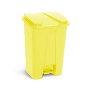Recilock - Basurero 16 Litros Pedal Central - Amarillo