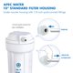 thumbnail image 3 of Carcasa de filtro APEC Water Systems HW-10 10 blanca con accesorios, 3 of 4