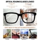 thumbnail image 3 of Gafas de Lectura AEZUNI 1.50 Bifocal Luz Azul Negro, 3 of 7