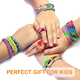 thumbnail image 4 of Kit de repuesto para bandas de telar de goma de colores, regalo DIY para niñas y niños, y manualidad para hacer pulseras para niños y campamentos., 4 of 6