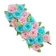 thumbnail image 2 of Ramo De Camino De Mesa Con Panel De Flores Rosas De Arco Para Boda Azul Y Rosa, 2 of 3