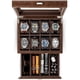 thumbnail image 1 of Caja de reloj TAWBURY de 8 ranuras con cajón para hombre de piel sintética, 1 of 9