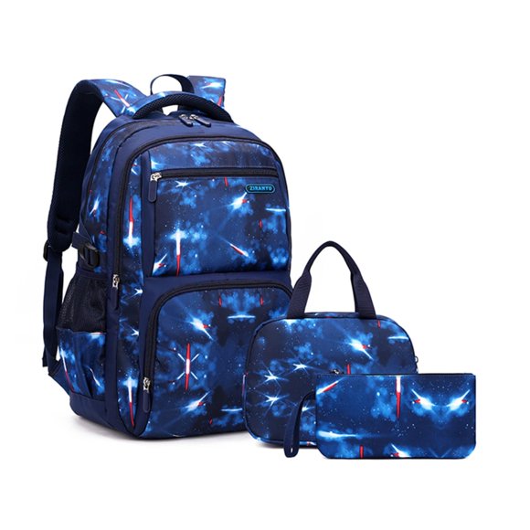 Mochila MITOWERMI Galaxy Space 30 x 23 x 46 cm para niños 3 en 1
