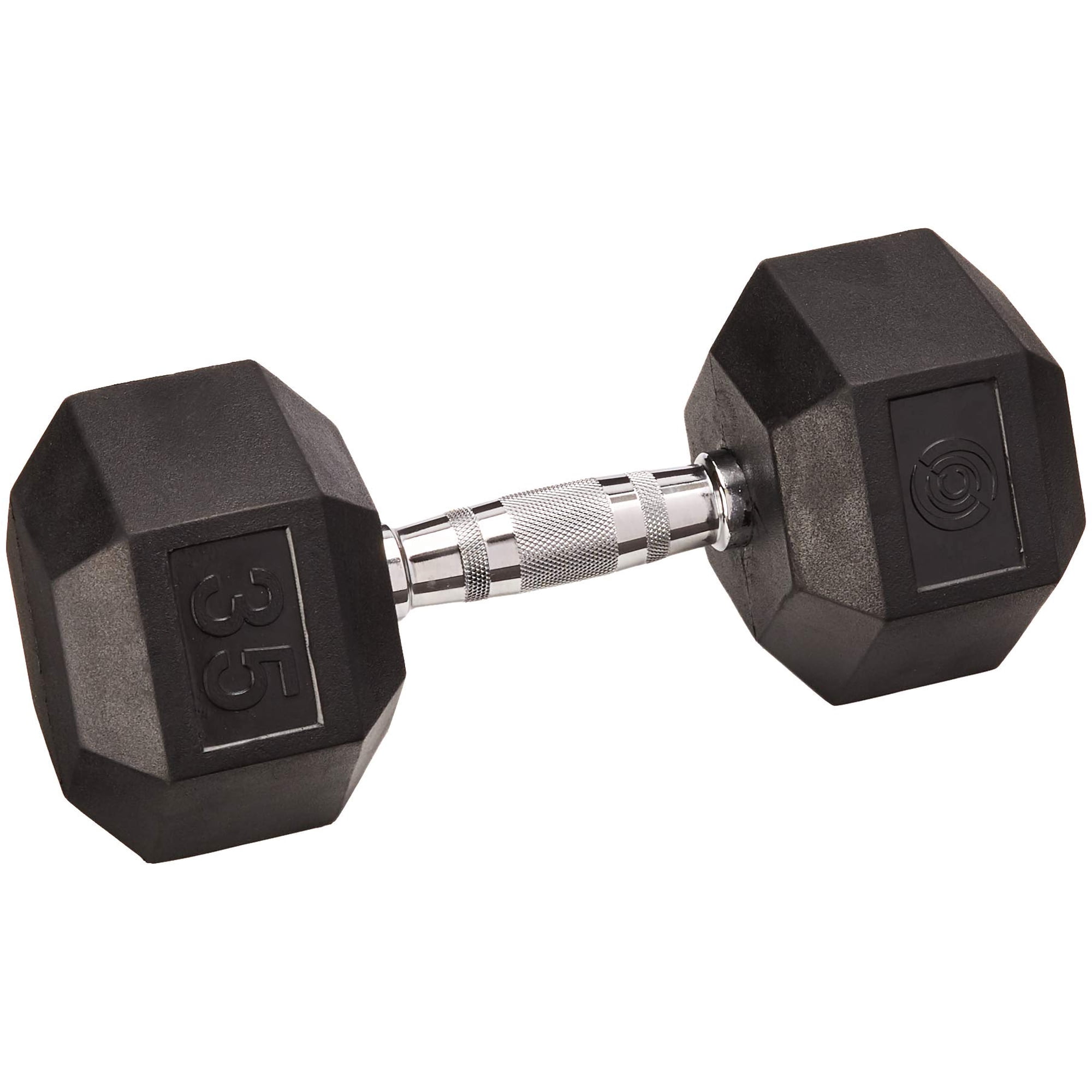 Champion Barbell - Mancuernas Dumbbell Champion, Con Revestimiento De Goma Hexagonal, 20 Kg