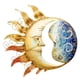 thumbnail image 2 of Metal Sun Moon Wall Art Escultura De Pared Creativa Para Sala De Estar Jardín Patio, 2 of 5