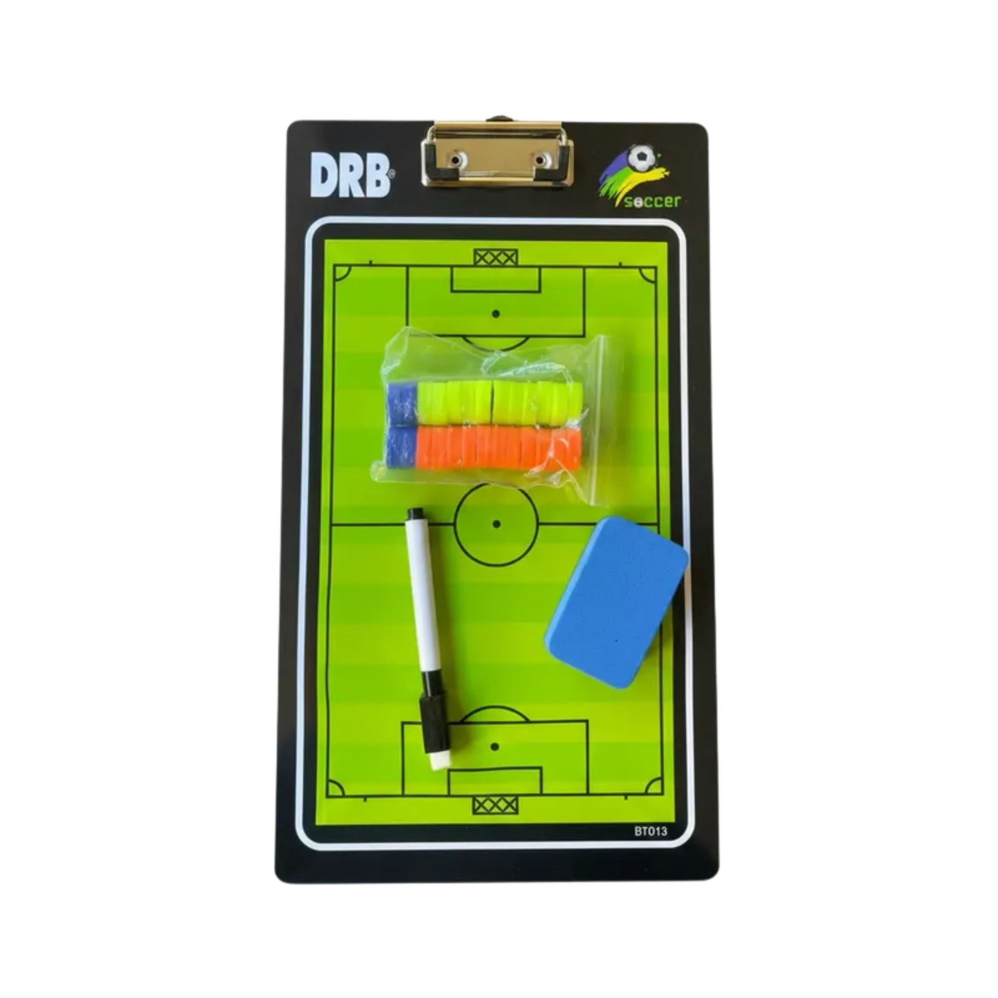 Drb Dribbling - Pizarra Táctica Entrenador De Fútbol Magnética + Fichas Drb