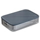 thumbnail image 3 of Caja organizadora plástica con tapa color gris 35 cmx 23.5 cmx 8 cm, 3 of 3