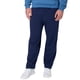 thumbnail image 1 of Pantalón Hanes EcoSmart de pierna abierta con bolsillos para hombre, color azul marino, talla L, 1 of 7