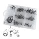 thumbnail image 2 of La ca?a de pescar del acero inoxidable 60pcs guía el kit de reparación de la barra de los anillos de la extremidad con la caja, 2 of 5