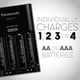 thumbnail image 2 of Cargador de baterías recargables Eneloop Panasonic K-KJ17KC84CZ, 2 of 5