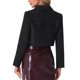 thumbnail image 3 of BLAZER DE TWEED INSPIRE CHIC para Traje Corto de Mujer Chaqueta Corta de Manga Larga, 3 of 6